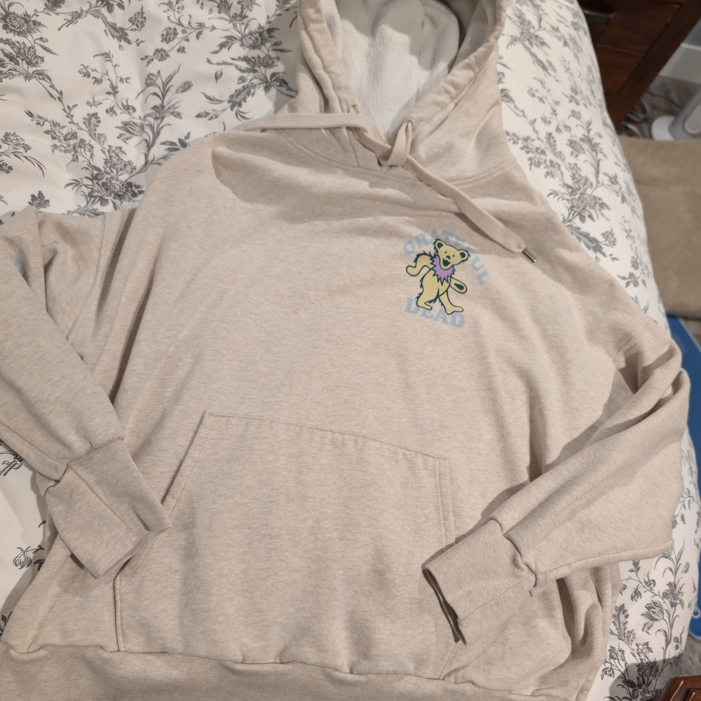 American Eagle Outfitters Big High Grateful Dead Cream Hoodie